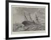 Wreck of the Peninsular and Oriental Company's Steamer Tasmania, on the Monk Rocks, Corsica-null-Framed Giclee Print