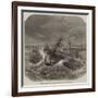 Wreck of the Rapido, a Portuguese Schooner, on Ramsgate Pier-null-Framed Giclee Print