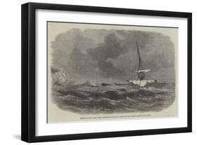 Wreck of the Royal Mail Company's Steam-Ship Rhone Off St Peter's Island, West Indies-null-Framed Giclee Print