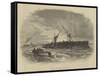 Wreck of the Spindrift-Walter William May-Framed Stretched Canvas