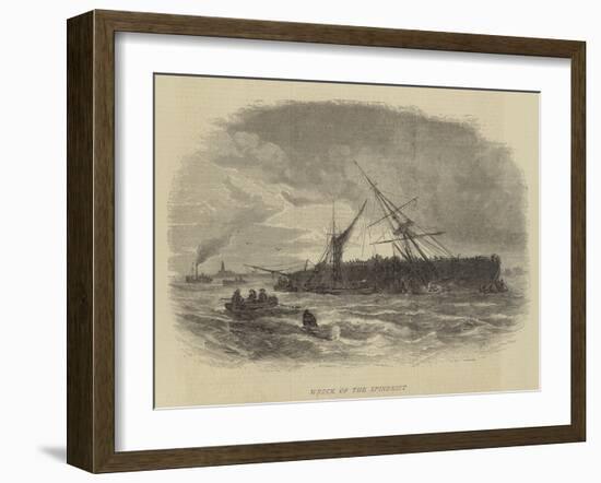 Wreck of the Spindrift-Walter William May-Framed Giclee Print