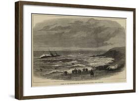 Wreck of the Steam-Ship Queen Elizabeth at Calaparra, Near Gibraltar-null-Framed Giclee Print