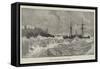 Wreck of the Steamer Adjutant, at Malta-null-Framed Stretched Canvas