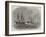 Wreck of the Steamer Hydaspe on the Pan Shoal Rhio Strait, Near Singapore-Edwin Weedon-Framed Giclee Print