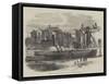Wreck of the Thames Steam Boat Metis, at Woolwich-null-Framed Stretched Canvas