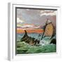 Wreck of the White Ship, 1120-null-Framed Giclee Print