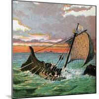 Wreck of the White Ship, 1120-null-Mounted Giclee Print