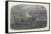 Wreck of the White Ship, from a Chronicle of England BC 55 to Ad 1485, Pub. London, 1863-James William Edmund Doyle-Framed Stretched Canvas