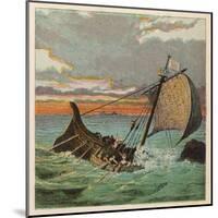 Wreck of the White Ship-Joseph Kronheim-Mounted Art Print