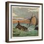 Wreck of the White Ship-Joseph Kronheim-Framed Art Print