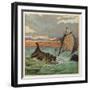 Wreck of the White Ship-Joseph Kronheim-Framed Art Print