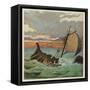 Wreck of the White Ship-Joseph Kronheim-Framed Stretched Canvas