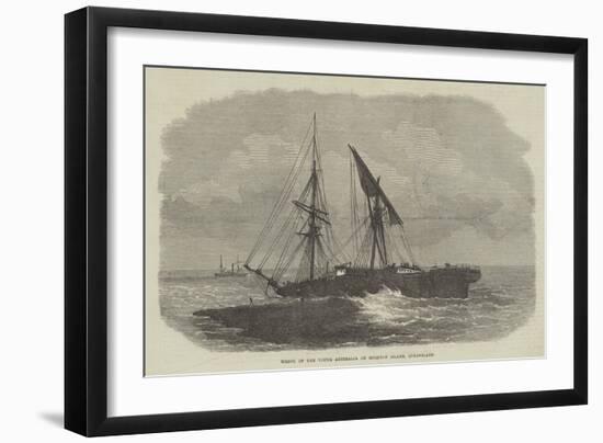 Wreck of the Young Australia on Moreton Island, Queensland-null-Framed Giclee Print