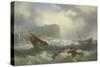 Wreck Off Scarborough, 1863-John Warkup Swift-Stretched Canvas