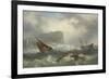 Wreck Off Scarborough, 1863-John Warkup Swift-Framed Giclee Print