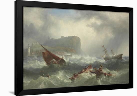 Wreck Off Scarborough, 1863-John Warkup Swift-Framed Giclee Print