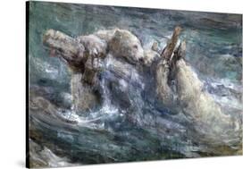 Wreckage, C1867-1910-John Macallan Swan-Stretched Canvas