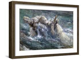 Wreckage, C1867-1910-John Macallan Swan-Framed Giclee Print
