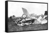 Wreckage of Aeroplane in Which British Pilot Flight-Lieutenant Warneford Was Killed, 1915-null-Framed Stretched Canvas