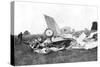 Wreckage of Aeroplane in Which British Pilot Flight-Lieutenant Warneford Was Killed, 1915-null-Stretched Canvas