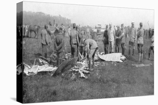 Wreckage of the Aeroplane in Which French Pilot Adolphe Pegoud Was Killed in Action, 1915-null-Stretched Canvas