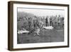 Wreckage of the Aeroplane in Which French Pilot Adolphe Pegoud Was Killed in Action, 1915-null-Framed Giclee Print