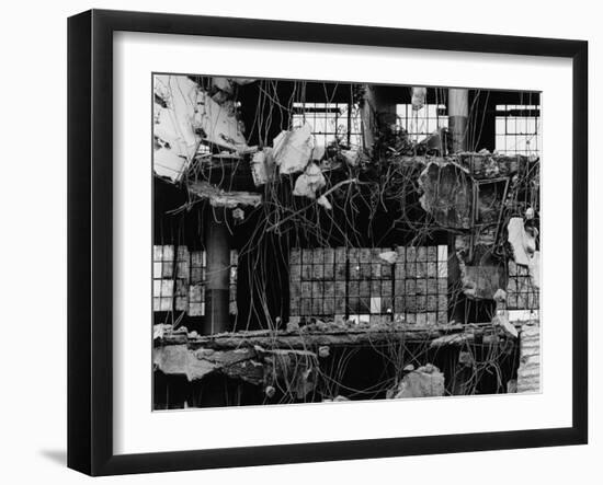Wrecked Building and Windows, 1976-Brett Weston-Framed Premium Photographic Print