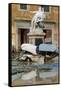 Wrecked Car Near Statue-Vittoriano Rastelli-Framed Stretched Canvas