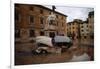 Wrecked Car Near Statue-Vittoriano Rastelli-Framed Photographic Print