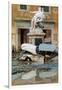 Wrecked Car Near Statue-Vittoriano Rastelli-Framed Photographic Print