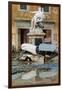 Wrecked Car Near Statue-Vittoriano Rastelli-Framed Photographic Print