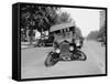 Wrecked Car on Washington, D.C. Street in 1922-null-Framed Stretched Canvas