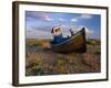 Wrecked Fishing Boat on Shingle Beach, Dungeness, Kent, England, United Kingdom, Europe-Stuart Black-Framed Photographic Print