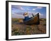 Wrecked Fishing Boat on Shingle Beach, Dungeness, Kent, England, United Kingdom, Europe-Stuart Black-Framed Photographic Print