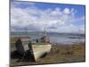 Wrecked Fishing Boats Near Salen, Isle of Mull, Inner Hebrides, Scotland, United Kingdom, Europe-Neale Clarke-Mounted Photographic Print