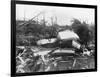 Wrecked Ships after Miami Hurricane-null-Framed Photographic Print