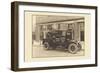 Wrecker Service Truck-null-Framed Art Print