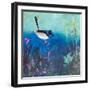 Wren at Dusk-Trudy Rice-Framed Art Print