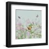 Wren on Blue-Claire Westwood-Framed Art Print