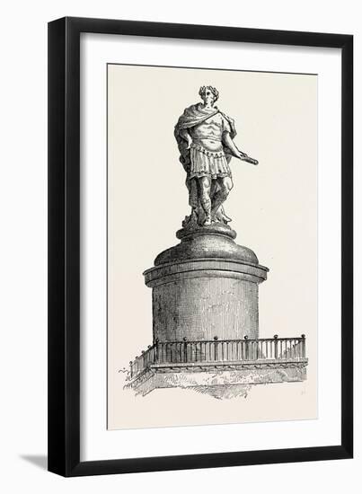 Wren's Original Design for the Summit of the Monument London-null-Framed Giclee Print