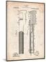 Wrench Tool Patent-Cole Borders-Mounted Art Print