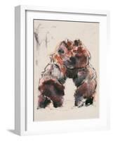 Wrestle-Mark Adlington-Framed Giclee Print