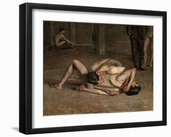 Wrestlers, 1899-Thomas Cowperthwait Eakins-Framed Giclee Print