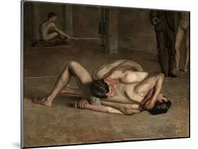 Wrestlers, 1899-Thomas Cowperthwait Eakins-Mounted Giclee Print