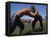 Wrestlers, Antalya Region, Anatolia, Turkey-Bruno Morandi-Framed Stretched Canvas