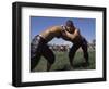 Wrestlers, Antalya Region, Anatolia, Turkey-Bruno Morandi-Framed Photographic Print