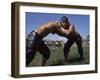 Wrestlers, Antalya Region, Anatolia, Turkey-Bruno Morandi-Framed Photographic Print