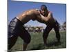 Wrestlers, Antalya Region, Anatolia, Turkey-Bruno Morandi-Mounted Photographic Print