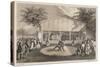 Wrestlers at Yokuhama, Litho by Sarony and Co., 1855-W. T. Peters-Stretched Canvas