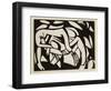 Wrestlers, c.1914-Henri Gaudier-brzeska-Framed Giclee Print